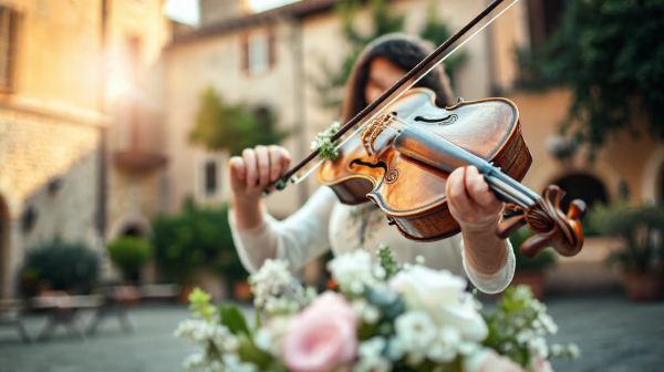 5 raisons d'engager un violoniste pour votre mariage à Menton