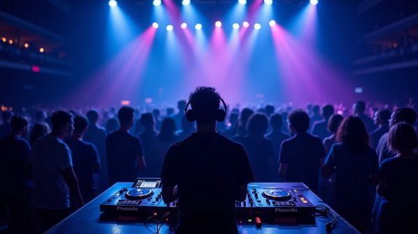 L'ambiance festive assurée par un DJ au Havre